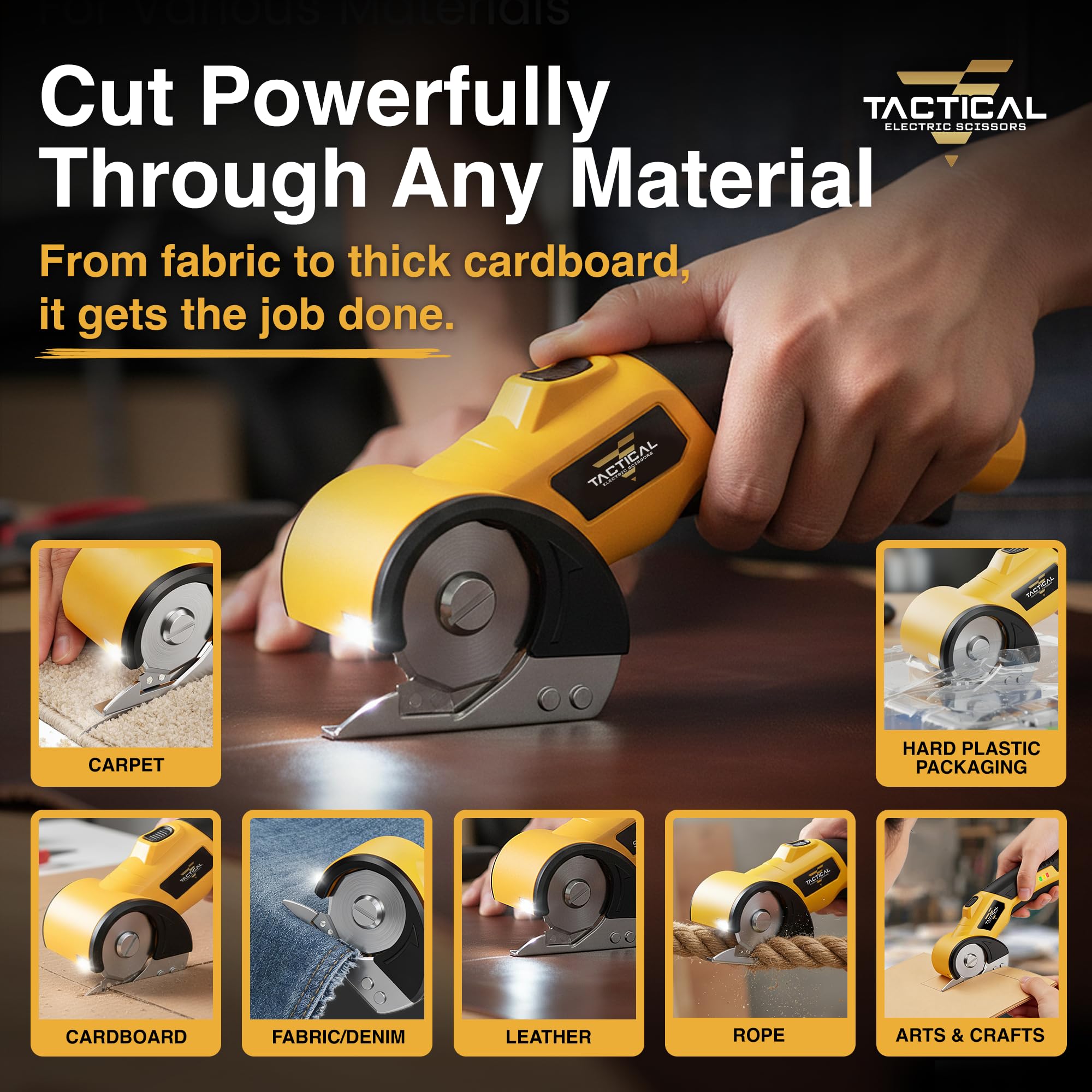 Tactical Electric Scissors: Cordless Cardboard Cutter -3 Tactical Electric Scissors: Cordless Cardboard Cutter -3