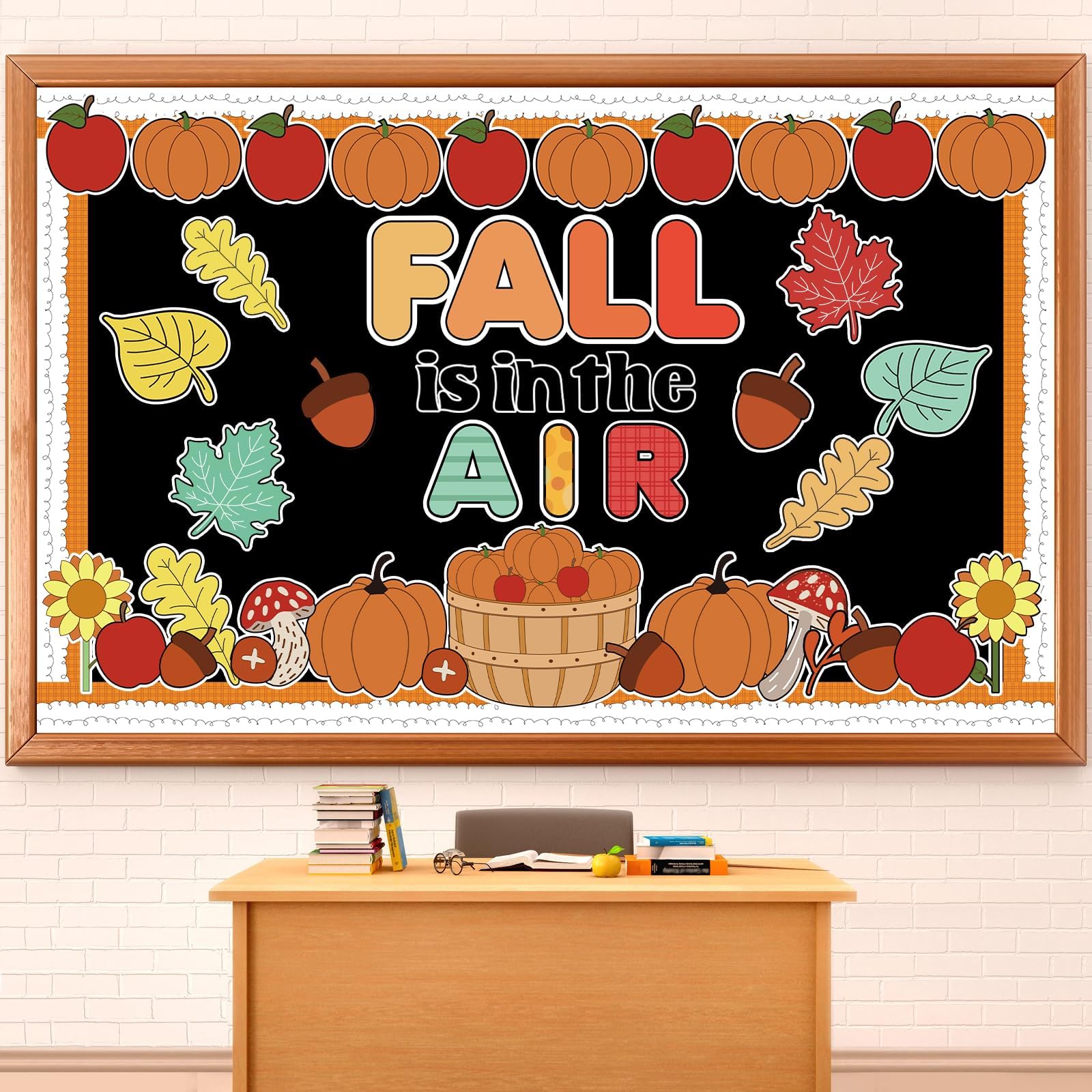 Justforjoyful Fall Pumpkin Bulletin Board Set