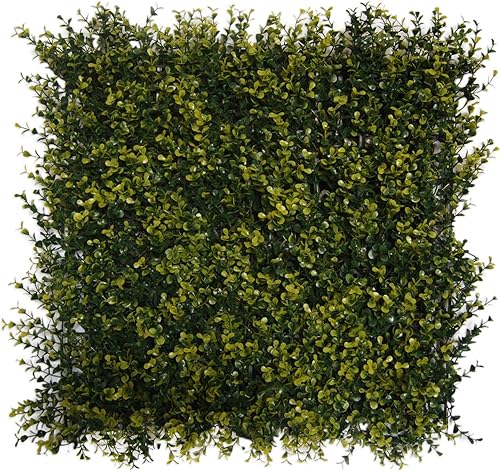 GreenSmart Decoración Artificial Greenery Ficus Primavera pared panelesJuego de 4