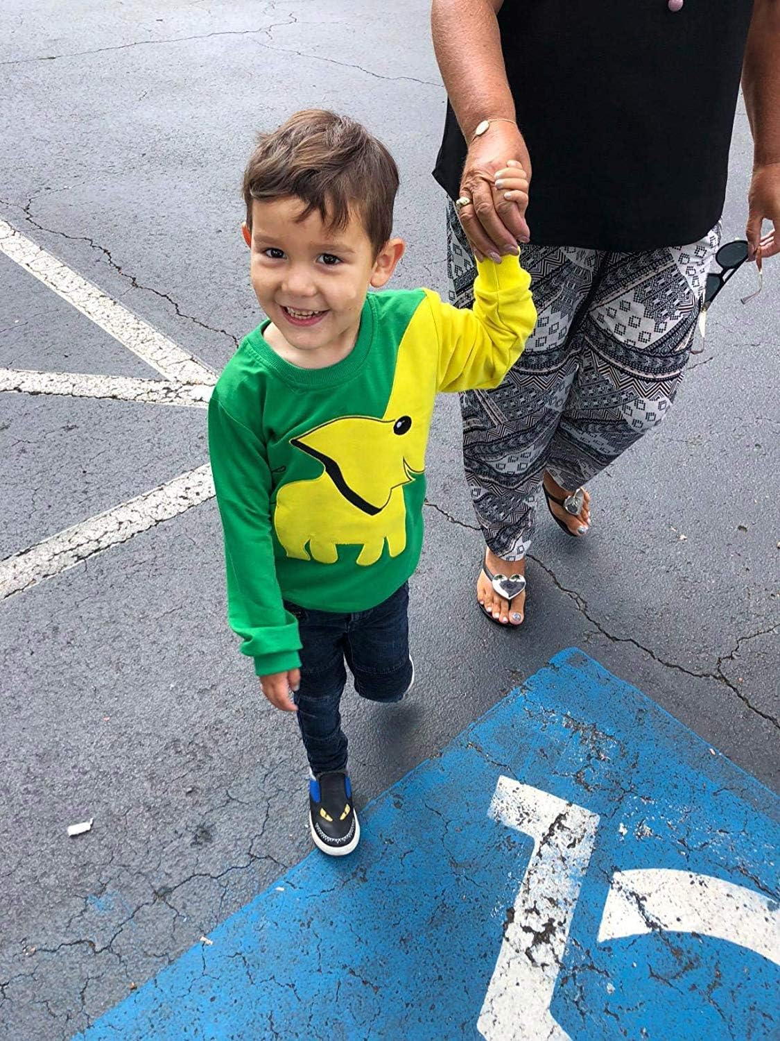 Boys Sweatshirts Cute Elephant Shirts Clothes Kids Pullover Hoodie Toddler Long Sleeve Cotton Sweatshirt Sweater - Image 2