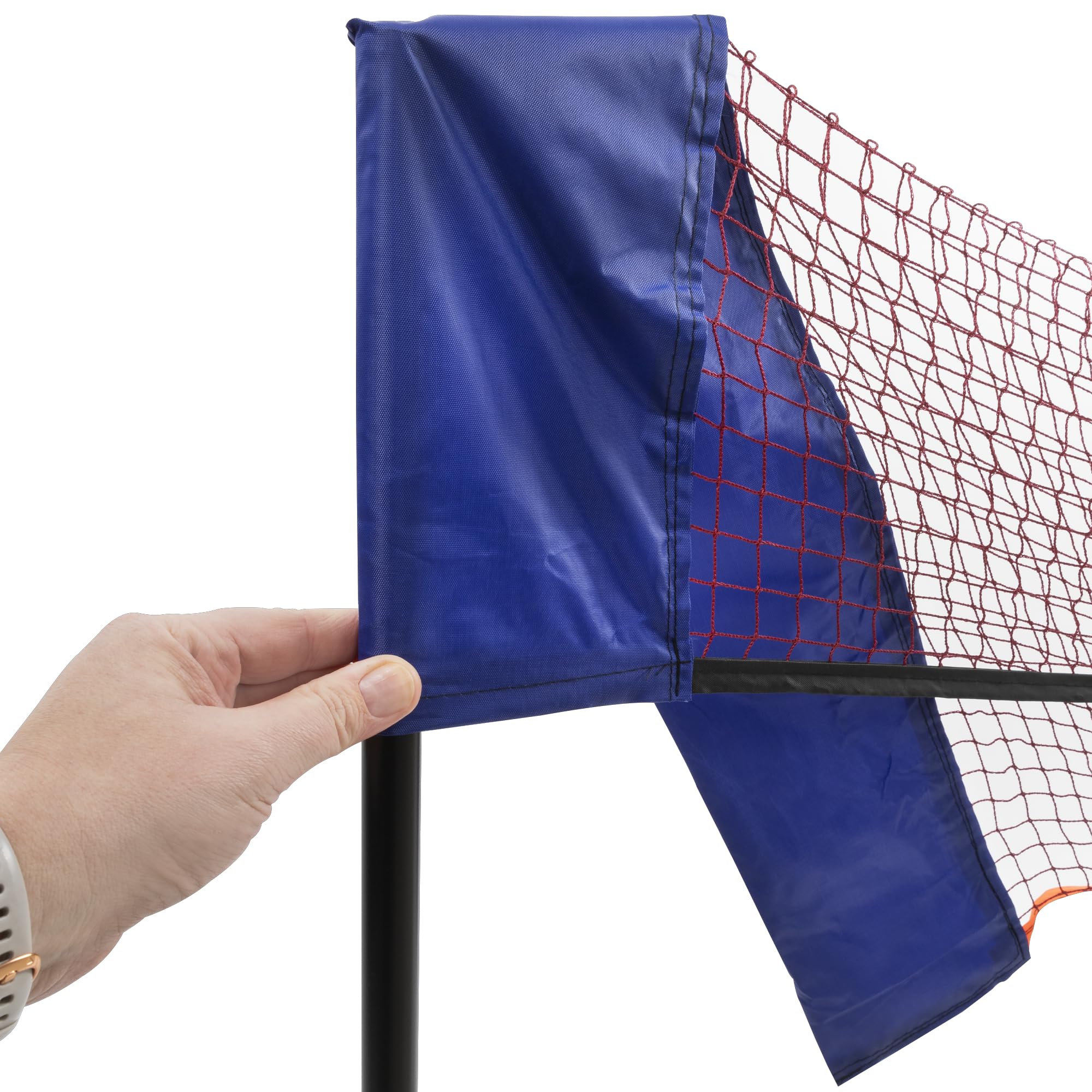 Idena 40253 - Set da Pickleball con 2 Racchette, Rete con Supporto (302 X 80 Cm), Palla da Internoe Palla da Esterno