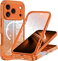 Vista 32 de Hekodonk para iPhone 16 Plus, Funda compatible con Magsafe [Protector de pantalla de vidrio templado incorporado y protección para lente de cámara]