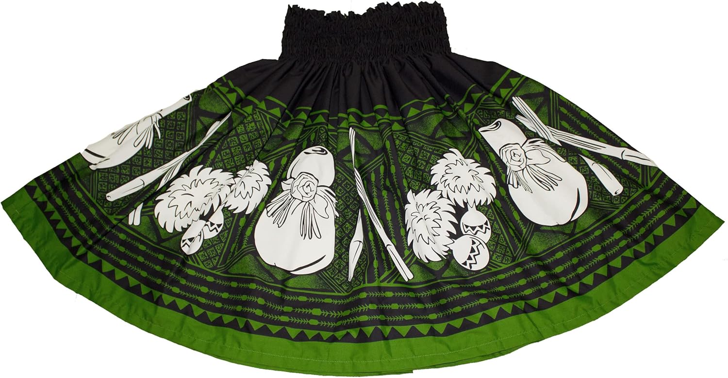 Rainview Creations Hawaiian Pa'u Hula Women Skirt Women Size Hawaii Hula Dancer Skirts for Adult