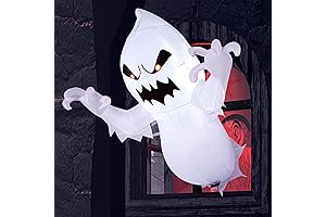 Joiedomi 4.5 FT Halloween Inflatable Ghost with Build-in LEDs