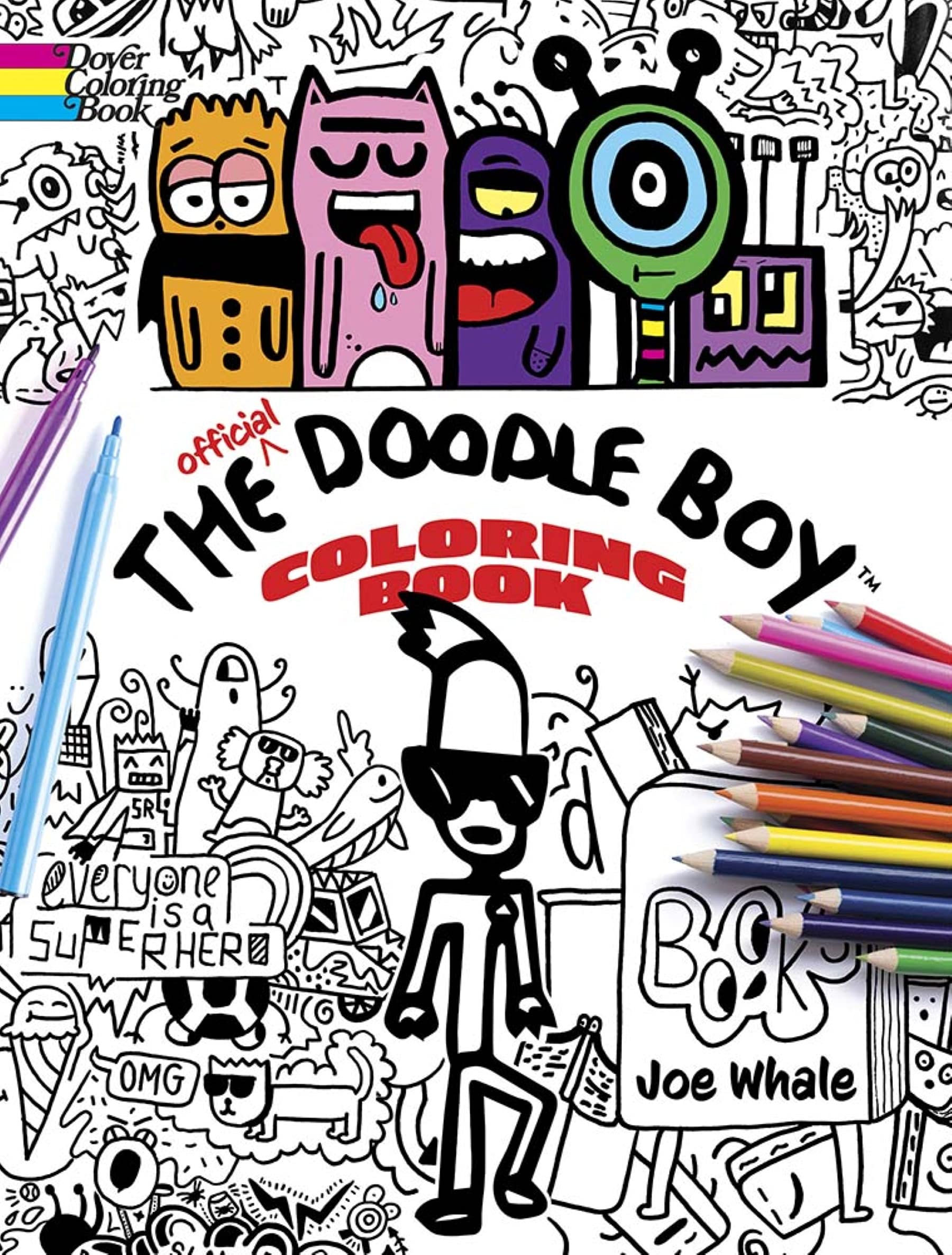 The Official Doodle Boy Coloring Book : Whale, Joe: Amazon.ca