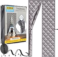 Vista 16 de AUGO - Puerta de malla de fibra de vidrio magnética - Autoadhesiva, resistente, partición de malla manos libres que mantiene alejados los insectos