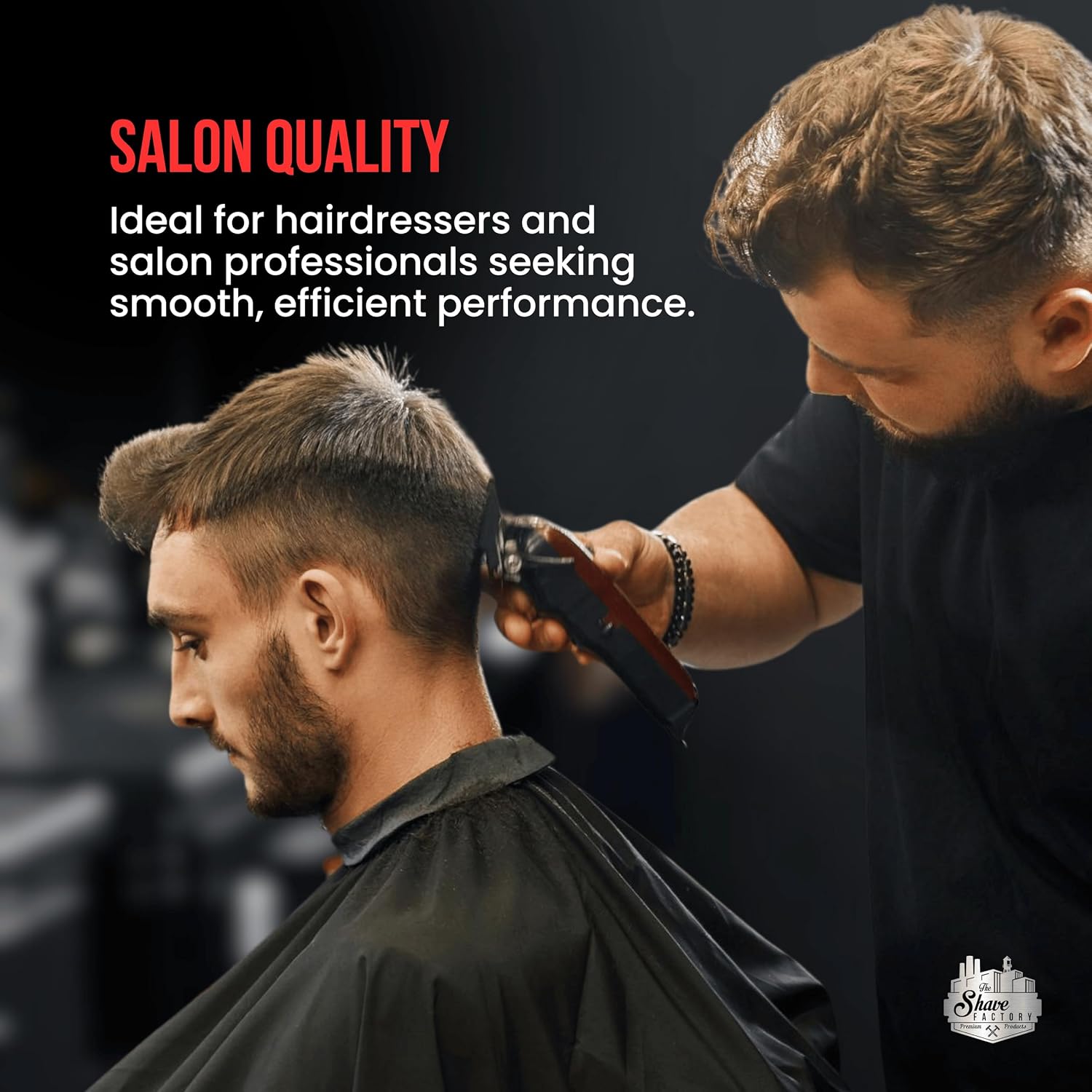 The Shave Factory Black Neck Strip, Disposable Barber Paper Roll, Protects Your Neck, Hygienic Option for Barbers, Unisex, All Ages
