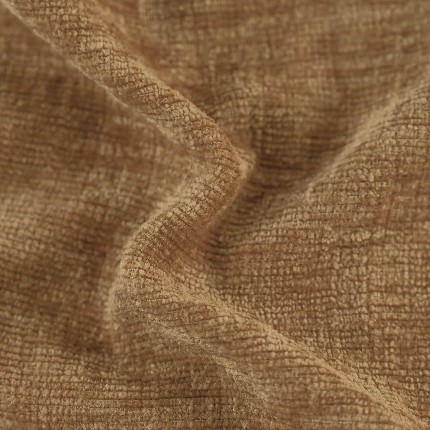 CaliTime Throw Pillow Covers Decorative 18 X 18 Inches Pack of 2 Cozy Chenille Cushion Case for Couch Sofa Bed Living Room Home Apricot Brown - Image 2