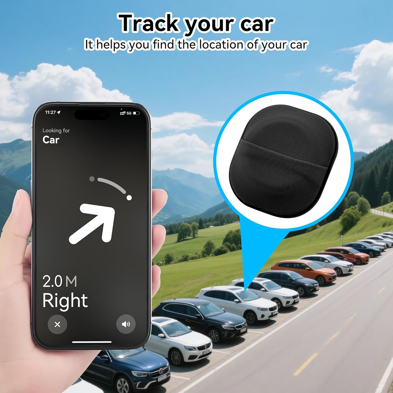4 Pack for Airtag & Moto Tag Sticker Adhesive Mount, for Apple AirTags 1st & 2nd Generation Fabric Holder Case with 3M Adhesive Stick on Wallet/Remote/Car/Luggage Bags/Drones, Lightweight