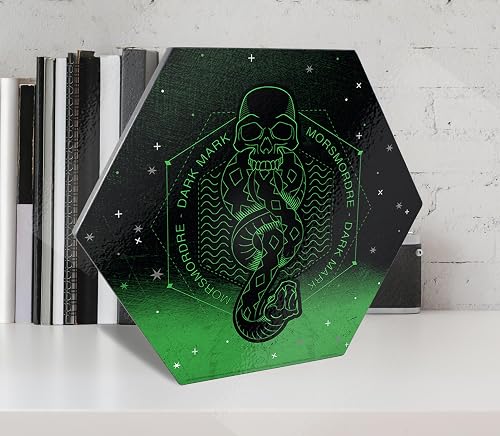 Harry Potter Targhetta In Legno Con Emblema Di Serpeverde - Multicolore, 20 X 29,5 Cm, Articolo Ufficiale - 4
