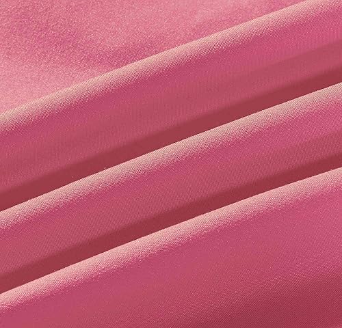 Miniatura 7 de Super Soft 1800 Series - Juego de sábanas de microfibra de tacto de algodón de 4 piezas (rosa, tamaño matrimonial)