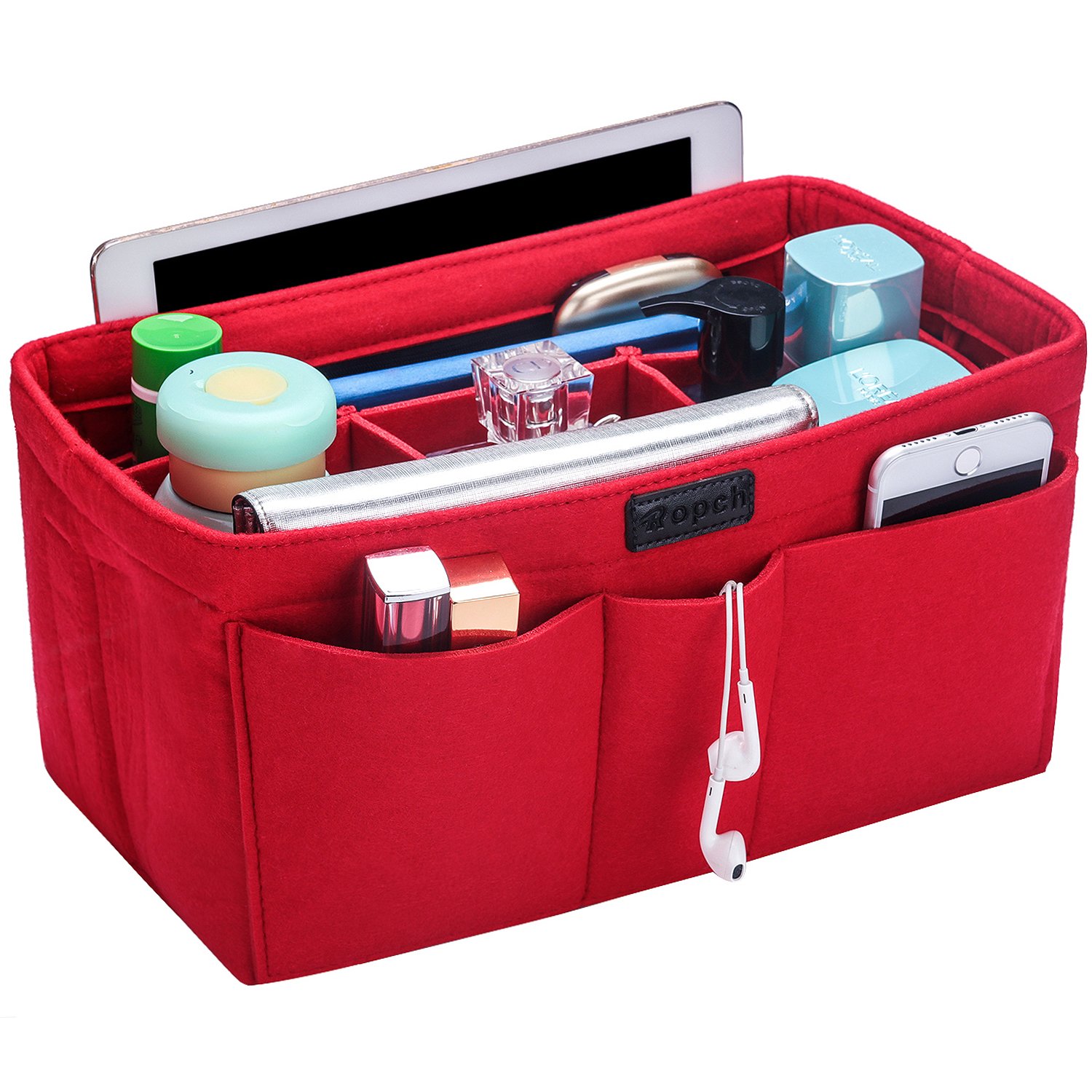 Ropchfelt Bag Organiser Multi Pocket Handbag Organiser Insert