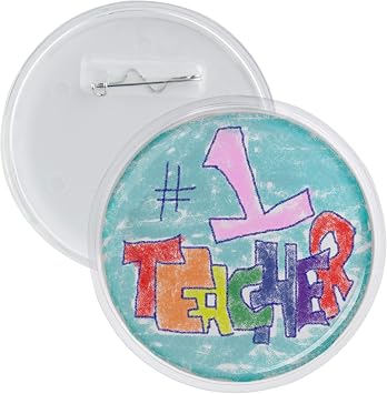 Snapins 2.875" DIY Snap Together Pin Back Buttons - Pack of 12
