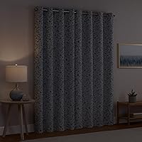 Vista 2 de Eclipse Dutchess Botanical - Cortinas 100% opacas con ojales, cortinas de ventana con aislamiento térmico para sala de estar, dormitorio o sala