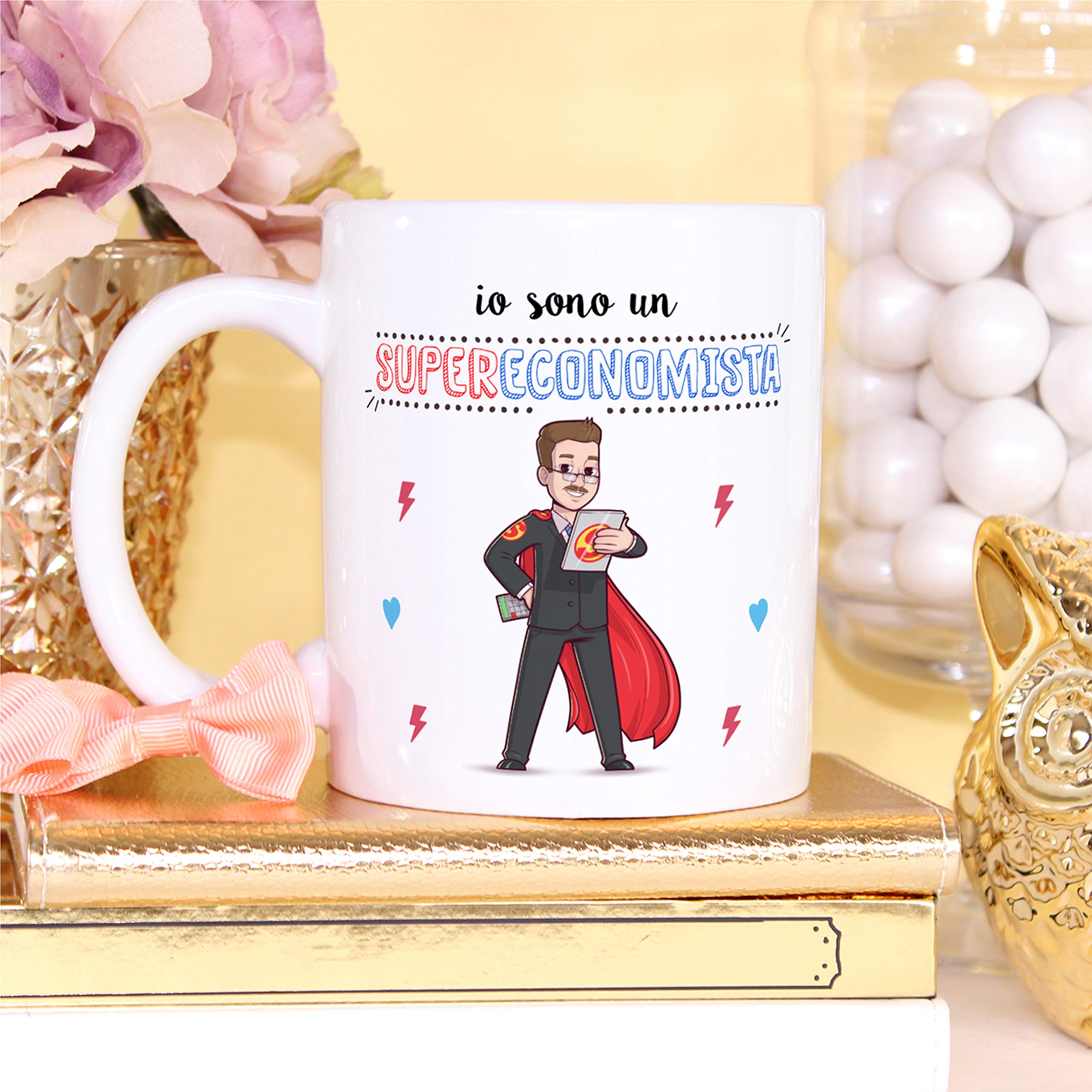 Tazza Da Caffè Per Professionisti Del Commercio - Idea Regalo Personalizzata Con Frasi "La Migliore Specialista Commerciale", 330 Ml, Ceramica Stampata Su Entrambi I Lati