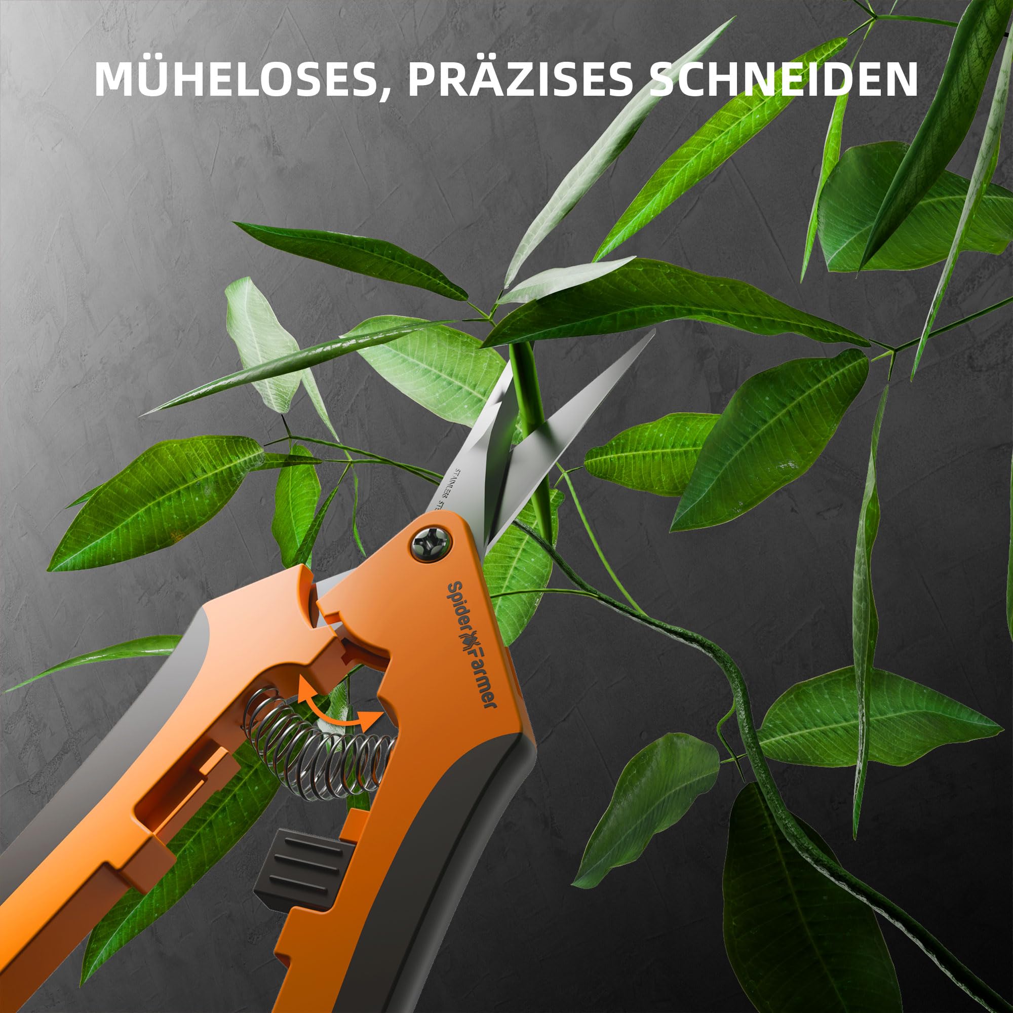 Spider Farmer 9-in-1 Werkzeugsatz für Pflanzenanbau, Professionelle Kräuter Gartengeräte, Gartenarbeit Geschenke für Frauen und Männer Toolkit