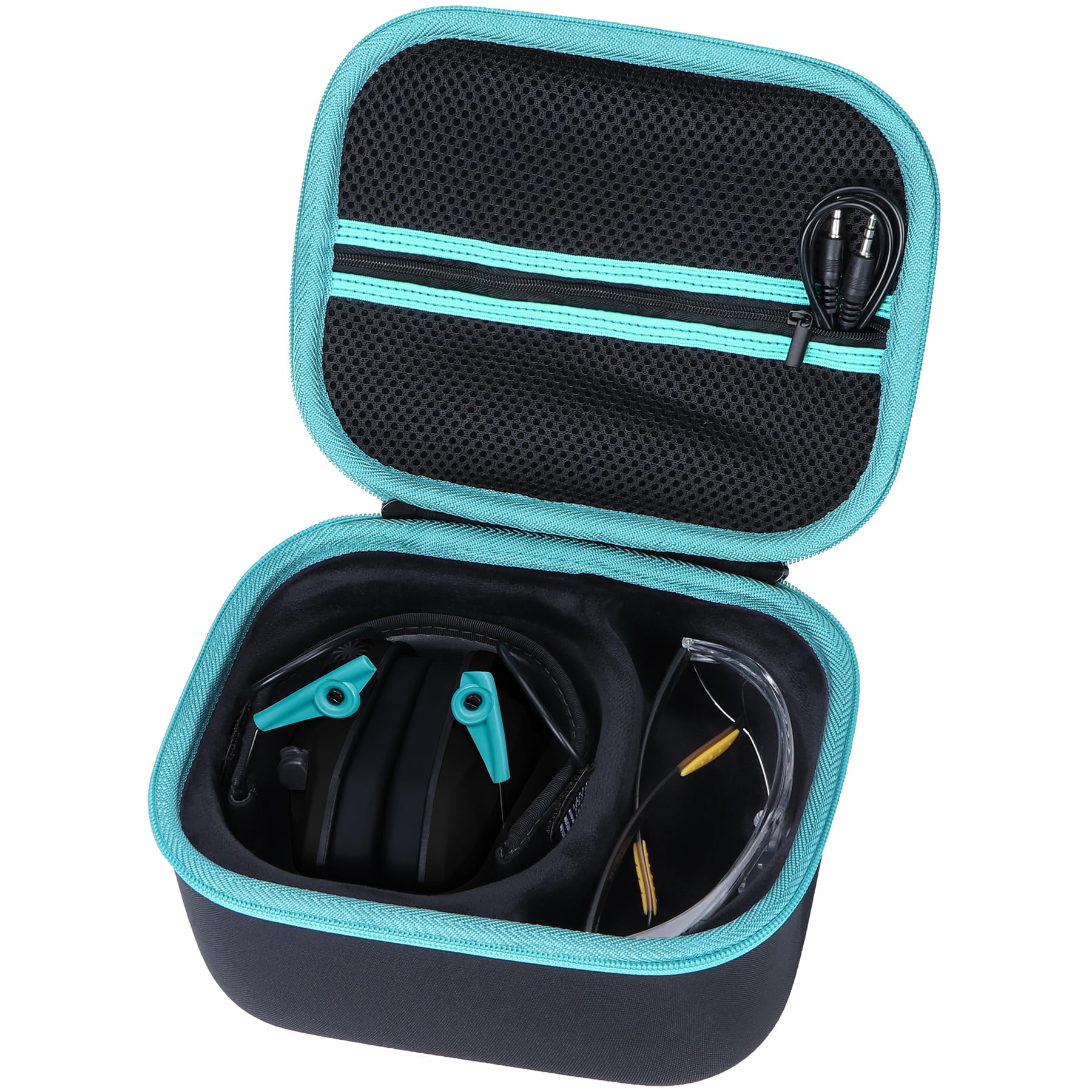 Lebakort Hard Carry Case Compatible with Walker's Razor Slim Passive Earmuff/Shooting Hunting Hearing Ear Protection - Image 2