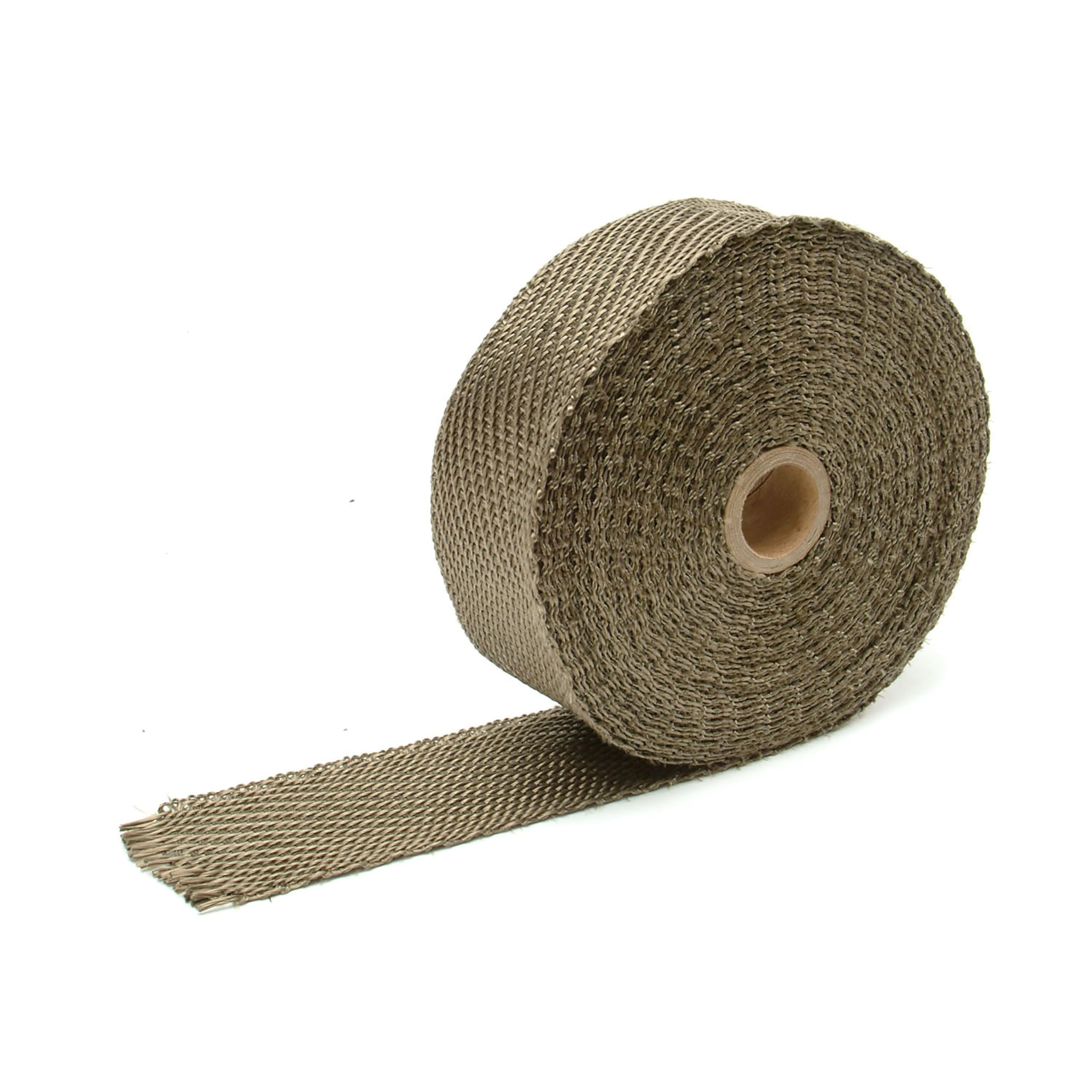 10098 Titanium 2" x 50' Exhaust Heat Wrap Kit with LR Technology
