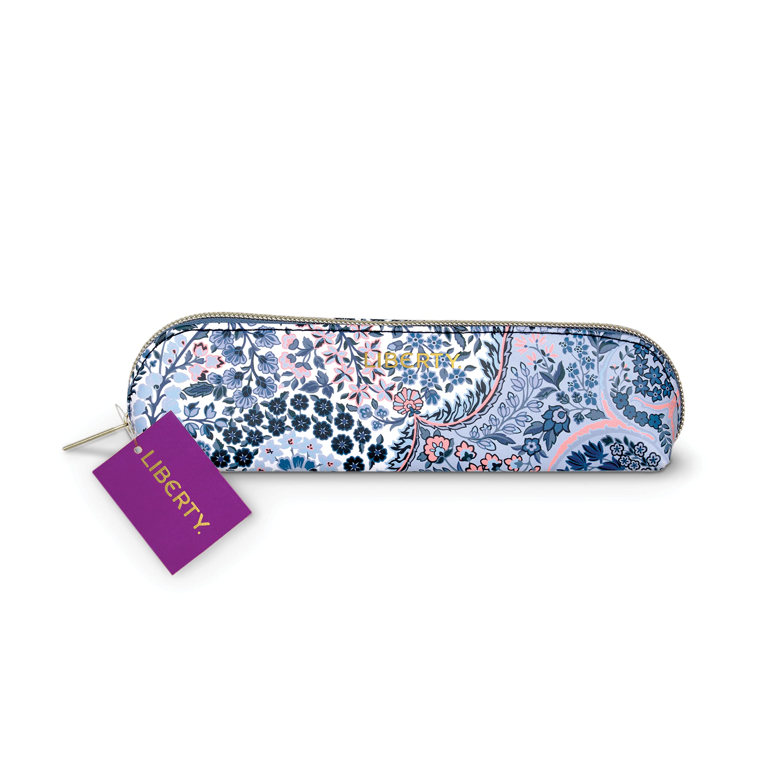 Liberty Tanjore Gardens Pencil Case, Gold