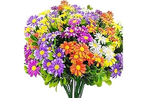 UV Resistant Artificial Daisies for Enhanced Outdoor Decorations