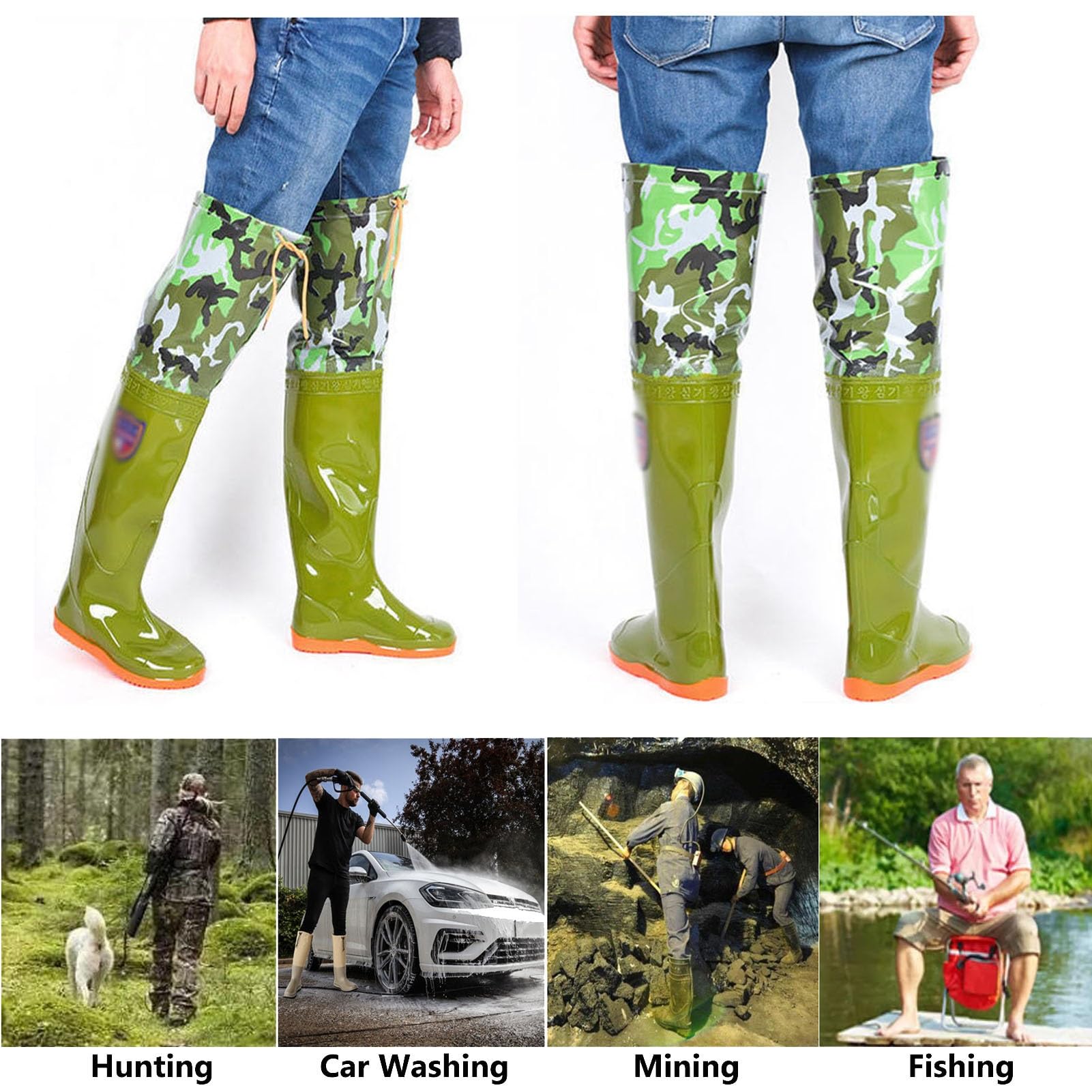 Trampolieri da Pesca | Trampolieri da pesca, Trampolieri da pesca unisex Verde Taglie multiple(5 UK)