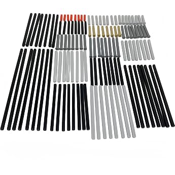 Technik Replacement Parts Set 120 Pieces MOC Cross Rods Axle Connectors Liftarms Beam Technic Parts Bricks Building Blocks Clamping Blocks
