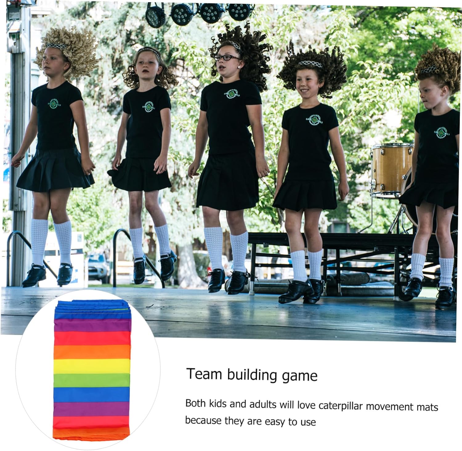 ERINGOGO Field Day Games for Boys and Girls Adults Team Building Games Rolling Run Mat for Group Activities