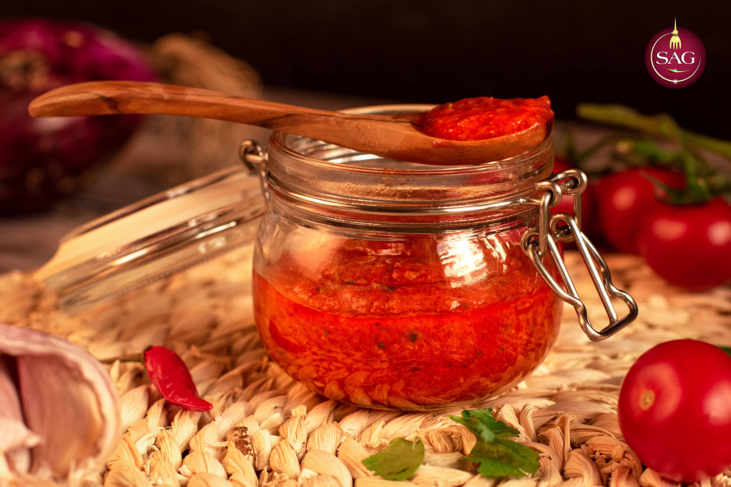 Filetti di acciughe in Salsa rossa o "Messicana", (Confezione da 4 pz. da Kg) - SAG
