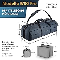 Borsa Per Telescopio - Custodia Trasporto Resistente All'Acqua 101x29x22cm - Foto 11