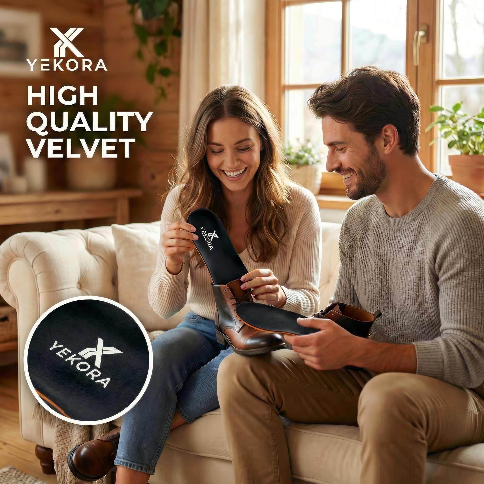 Ortho Plus Plantillas Ortopédicas para Zapatos con Soporte del Arco – Pies Planos, Fascitis Plantar, Espolón Calcáneo, Pie Cavo y Pie Valgo – Hombre y Mujer (M: 40-42 EU)
