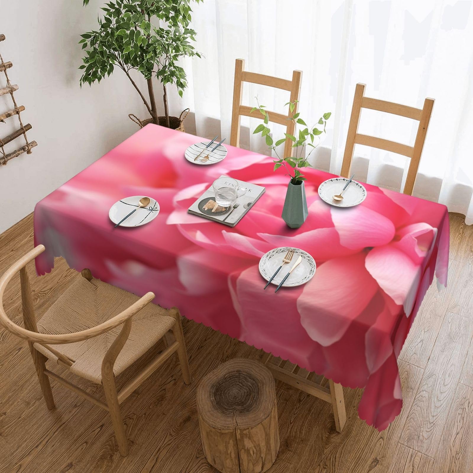 Nappe rectangulaire anti-tache imperméable pour protéger votre table des accidents