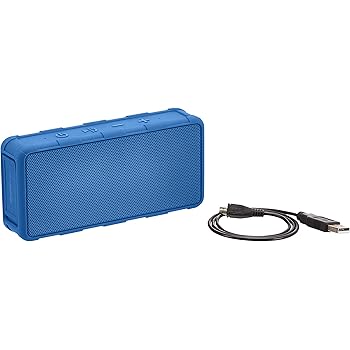 sylvania blue led backlit bluetooth speaker