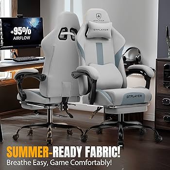 Amazon.com: GTRACING Gaming Chair with Foot Rest & Pocket