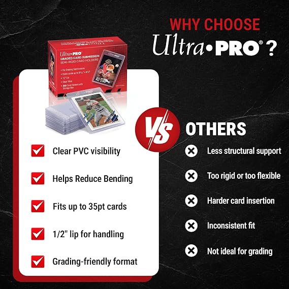 Ultra PRO Semi Rigid 1/2 Lip Tall Sleeves 200ct