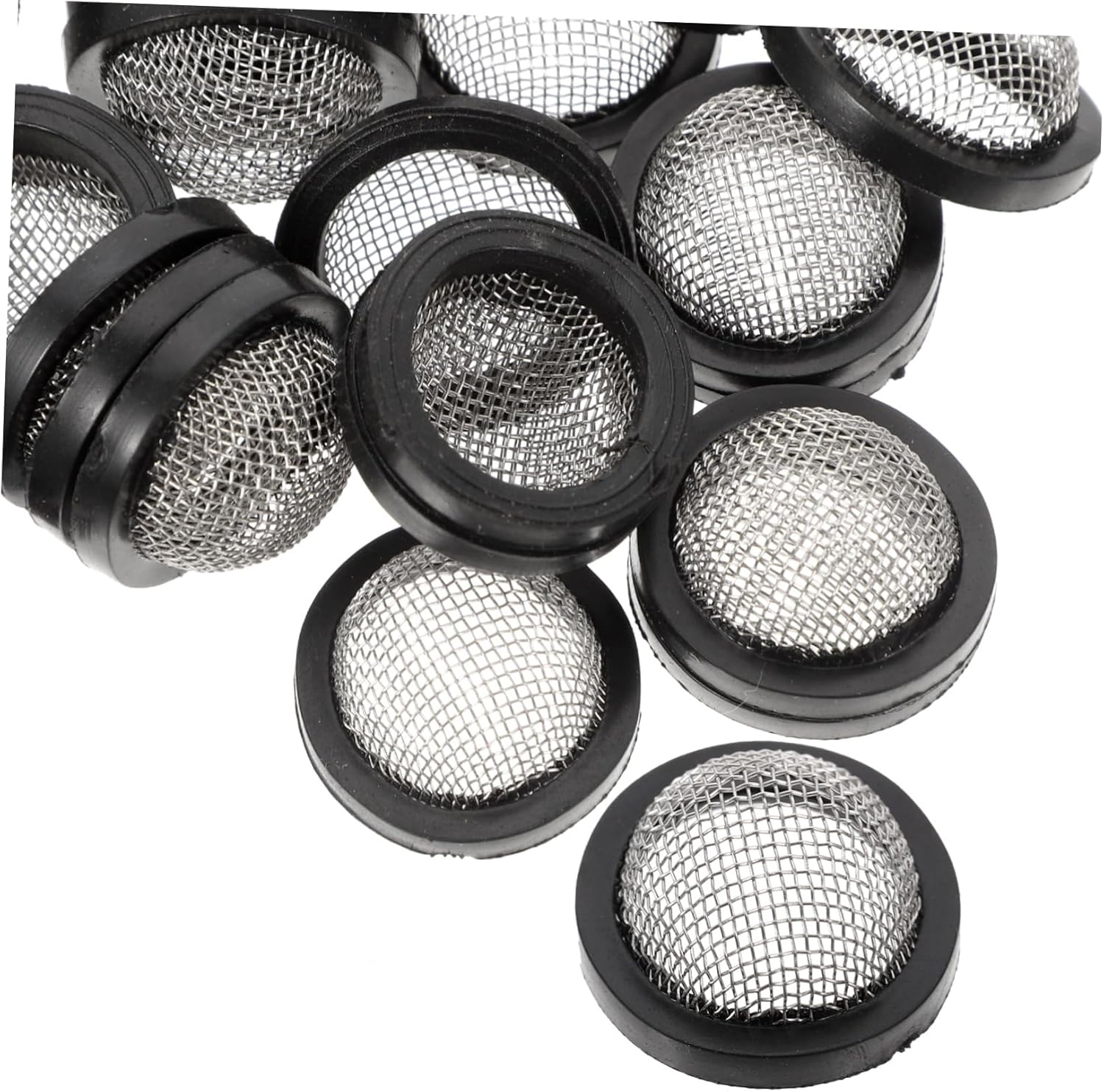 Amazon OUNONA 30本 ホース フィルター ガスケット 水 ホース ノズル ステンレス スチール 蛇口 水 ホース 修理