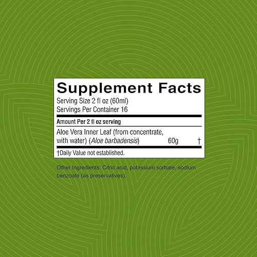 Miniatura 3 de Natures Sunshine Aloe Vera Juice 32 Fl Oz