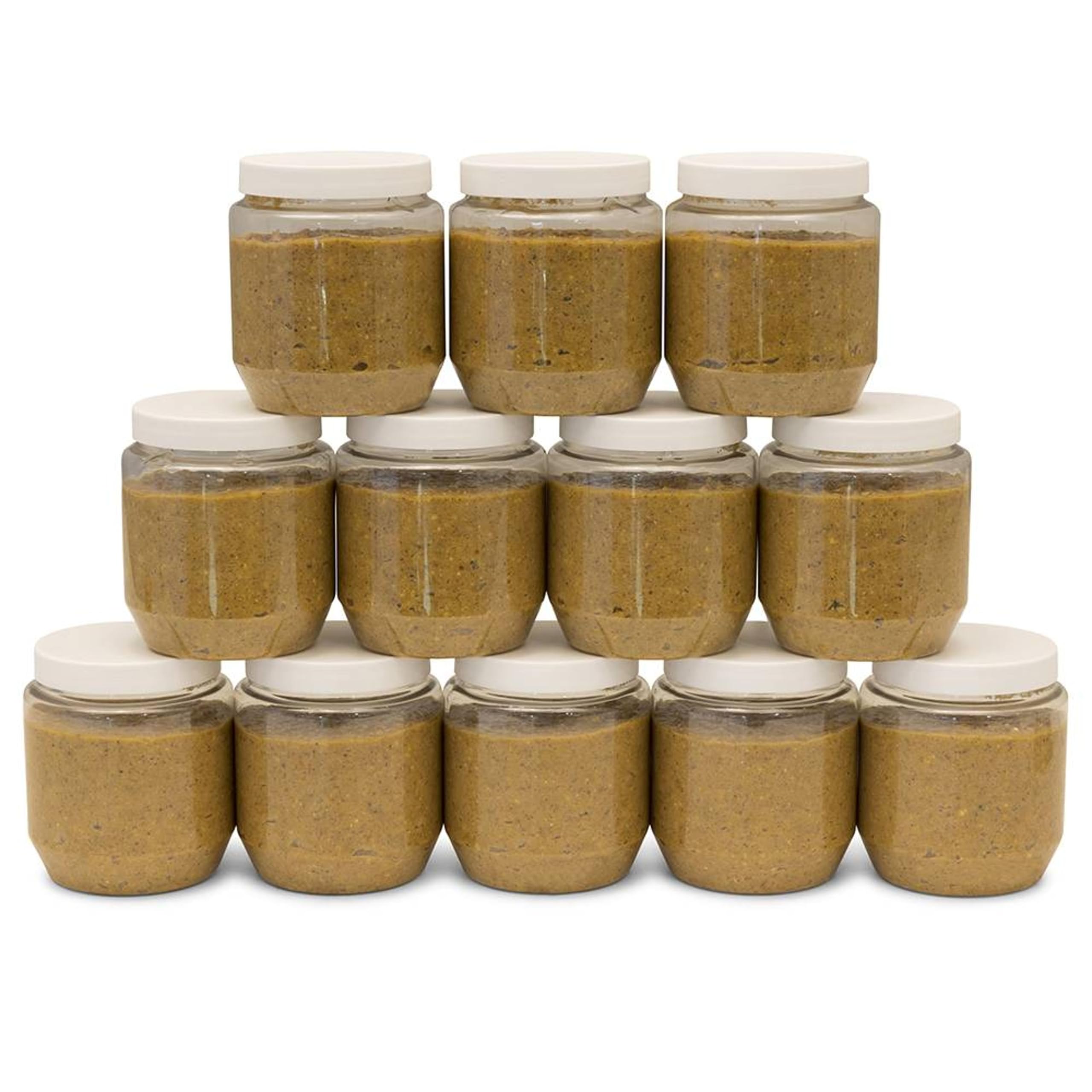 Gifts4Nature Peanut Butter for Birds – Bird Food for Outside Wild Birds – 60% Peanuts, 15.9% Protein – All Year Round Feeding – Bulk Pack of 12 Jars