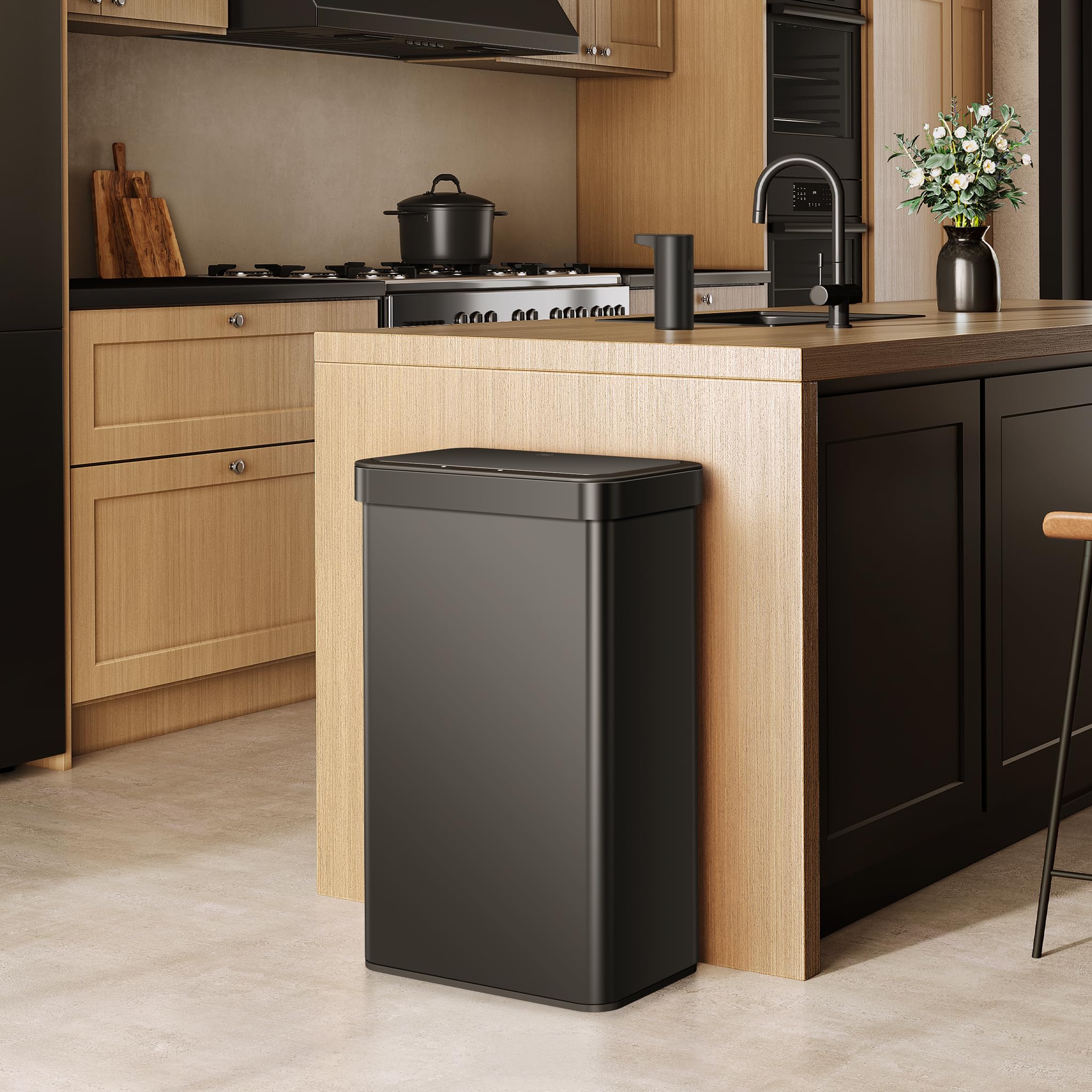 Eko Sensor Mülleimer 2 Fächer 30L – Bild 2