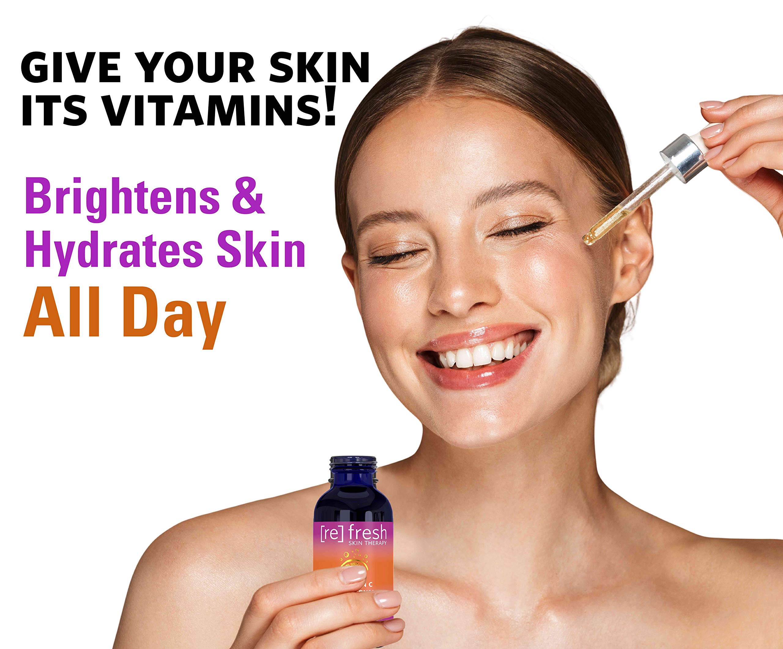 Refresh Skin Therapy Vitamin C Day Serum OilFree Antioxidant Formula