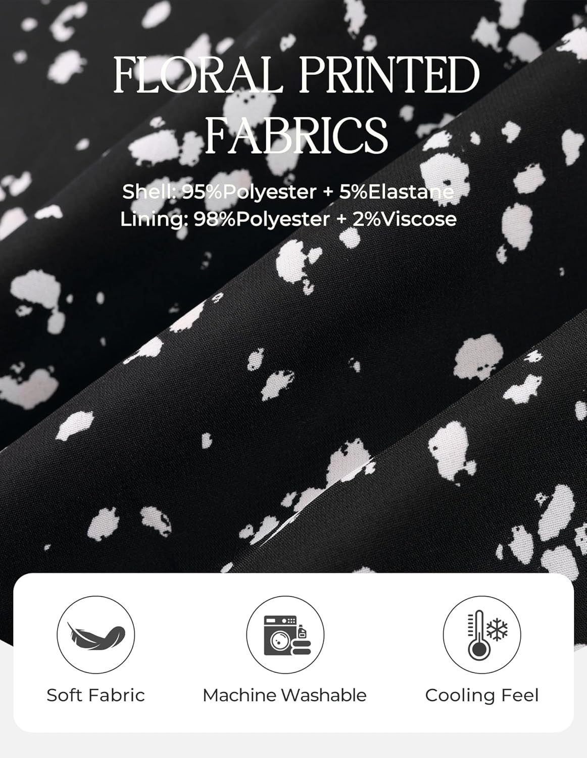 GRACE KARIN 2026 Boho Tops for Women Dressy Casual,Ruffle Sleeve Chiffon Blouses Work Shirts,V Neck Summer Fashion Clothes - Image 5