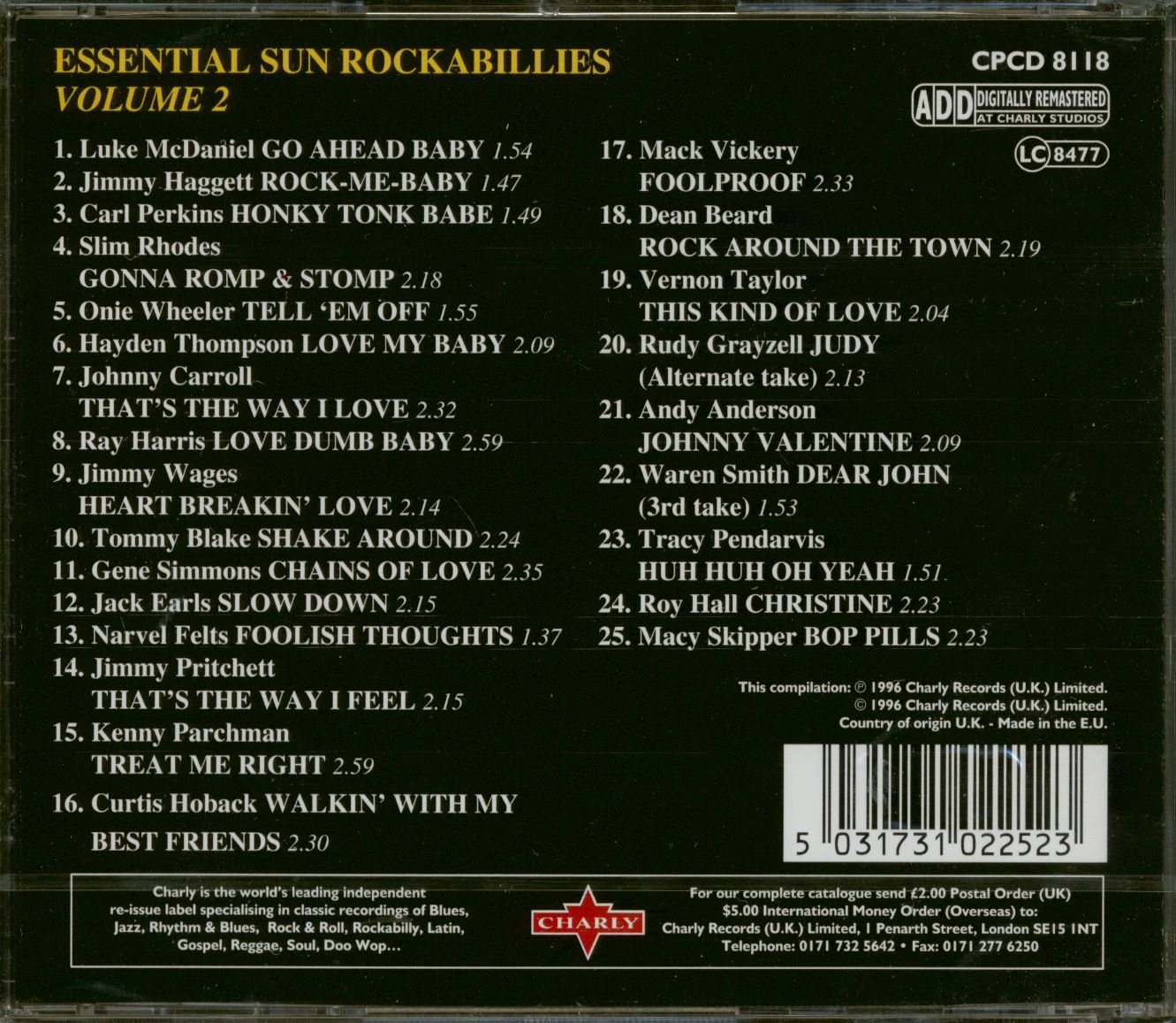 Vol. 2-Essential Sun Rockabill
