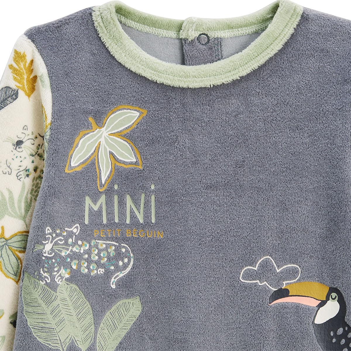 Petit Béguin - Lot de 2 Pyjamas bébé en Velours Boavista