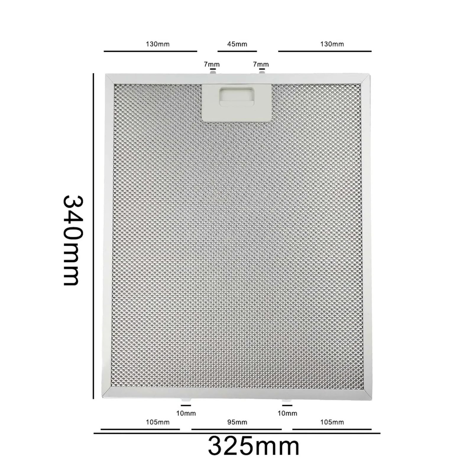 2 Stück 325 X 340 X 9 Mm Aluminium-Netzfilter – Ersatz for Dunstabzugshauben, Küchenzubehör