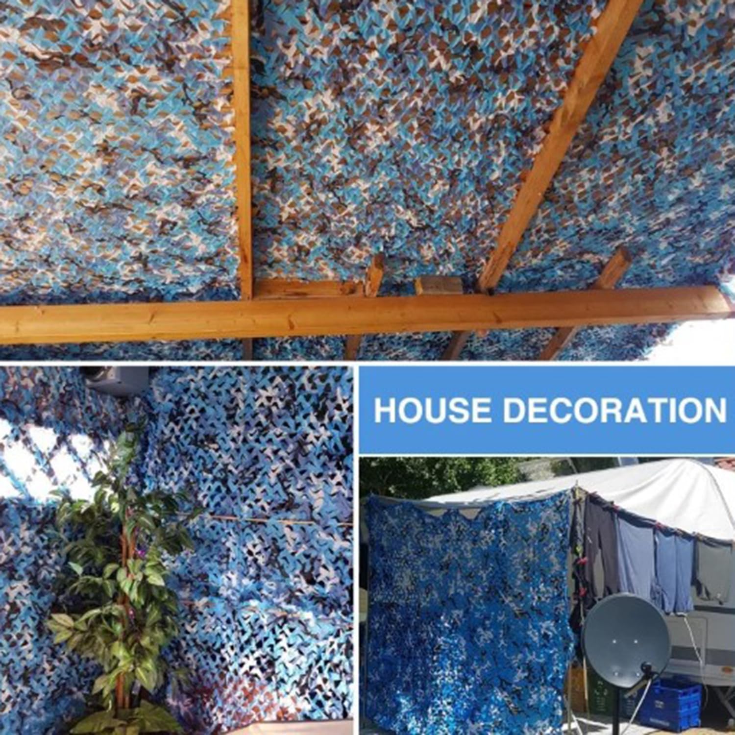 Rete Mimetica,Rete Militare,4x6m Rete Ombreggiante,Copertura Parasole per La Caccia,Adatto per Decorazione,Protezione dal Sole,Caccia,Persiane,Tiro,Occultamento,Campeggio