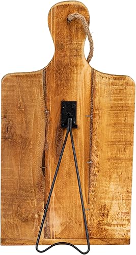 Miniatura 4 de Creative Co-Op Soporte para tableta de madera sumergida blanca envejecida