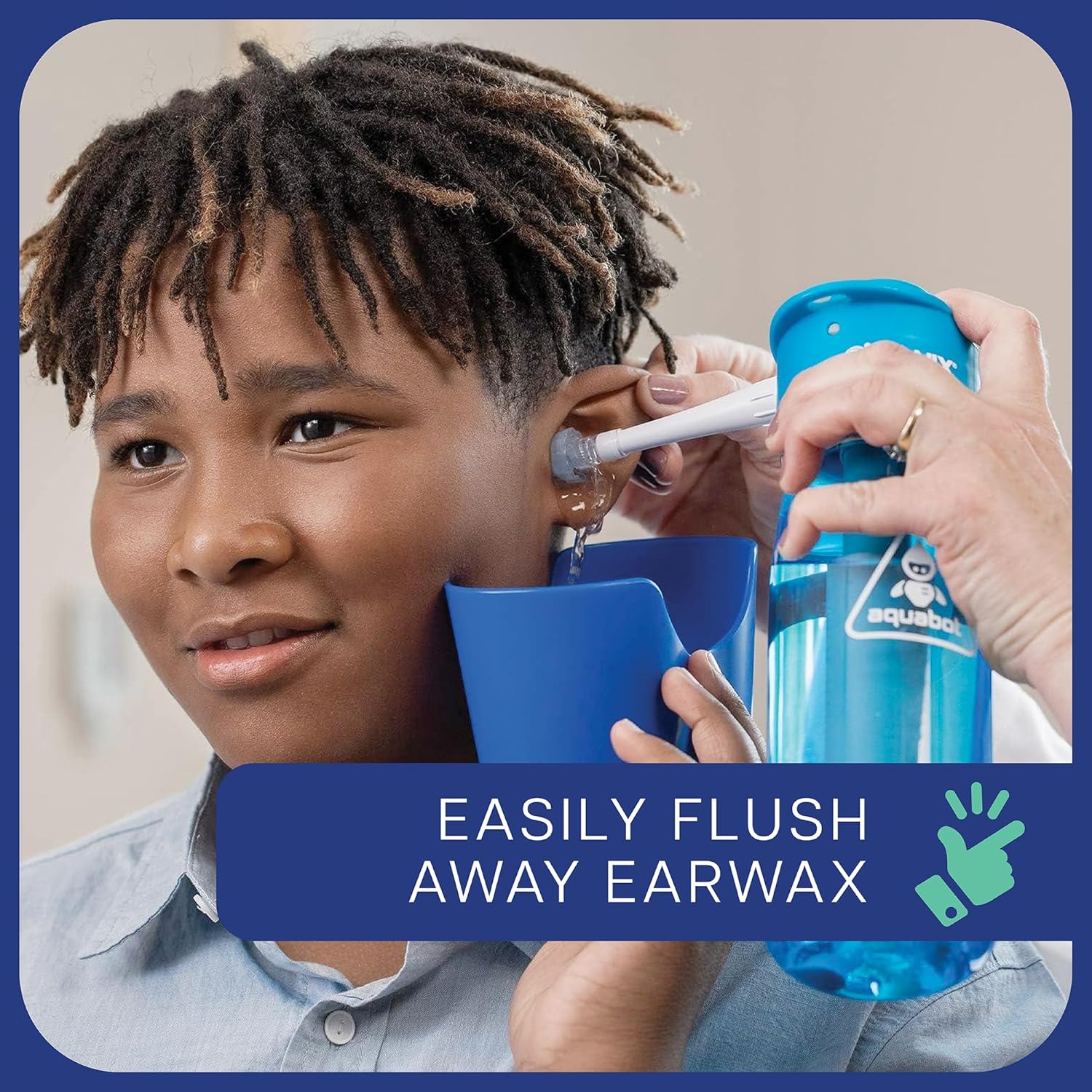 Bionix - OtoClear Aquabot Ear Irrigation Kit, Comfortable, Easy-to-Use, for Safe Earwax Removal, Ideal for Healthcare Providers, Soft & Flexible (22-Piece Set)