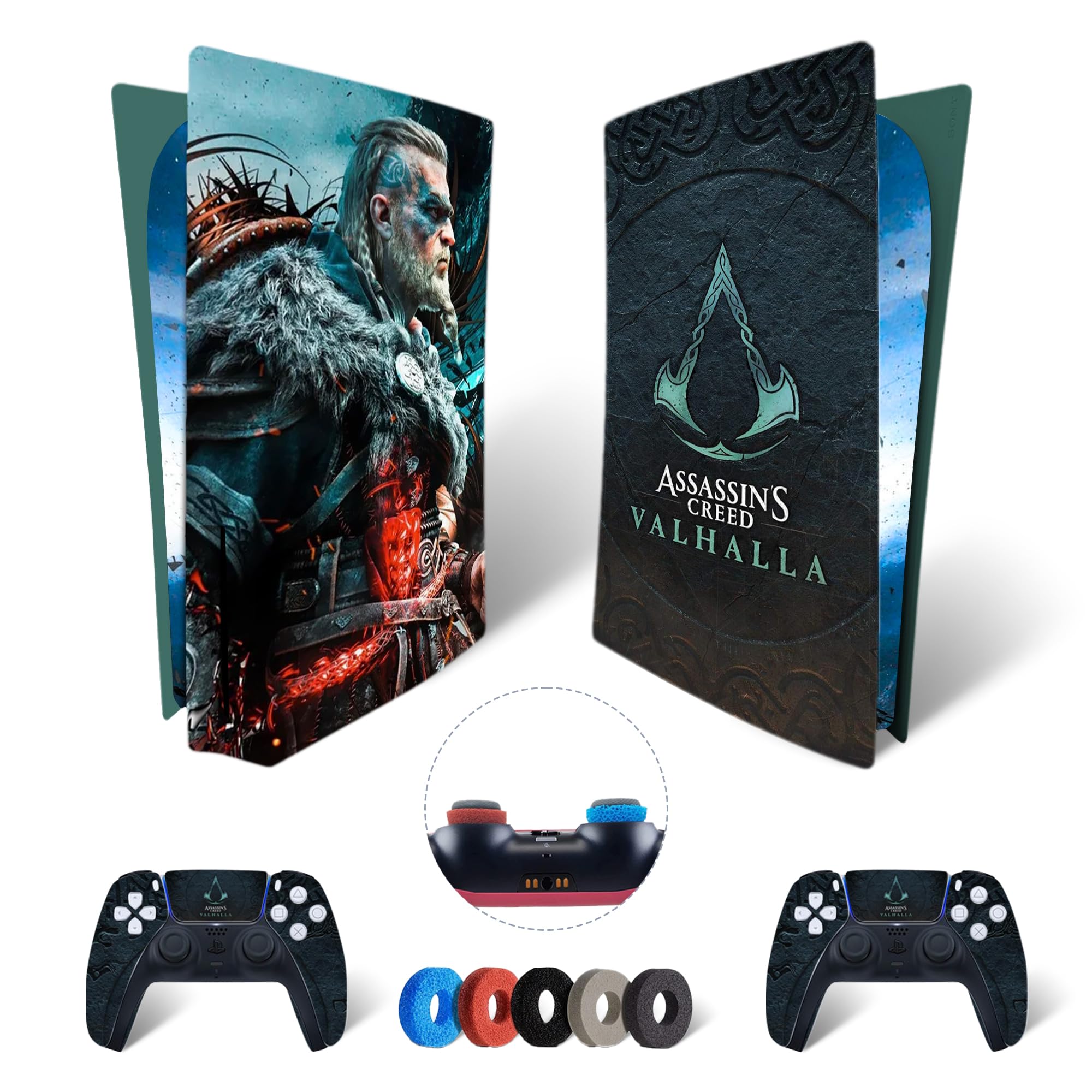 Kit de vinilos Extra Resistentes MaD Vision® para PlayStation 5 (PS5) Digital| Set de vinilos Mate para Consola + 2 mandos - para Anime|Rubber|Zoro|Nami Diseño — view 72