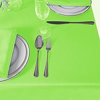 Vista 201 de Rectangle Tablecloth 90x132 inch Washable Polyester Fabric Table Cloth for Wedding Party Dining Banquet Decoration（90x132, Turquoise）