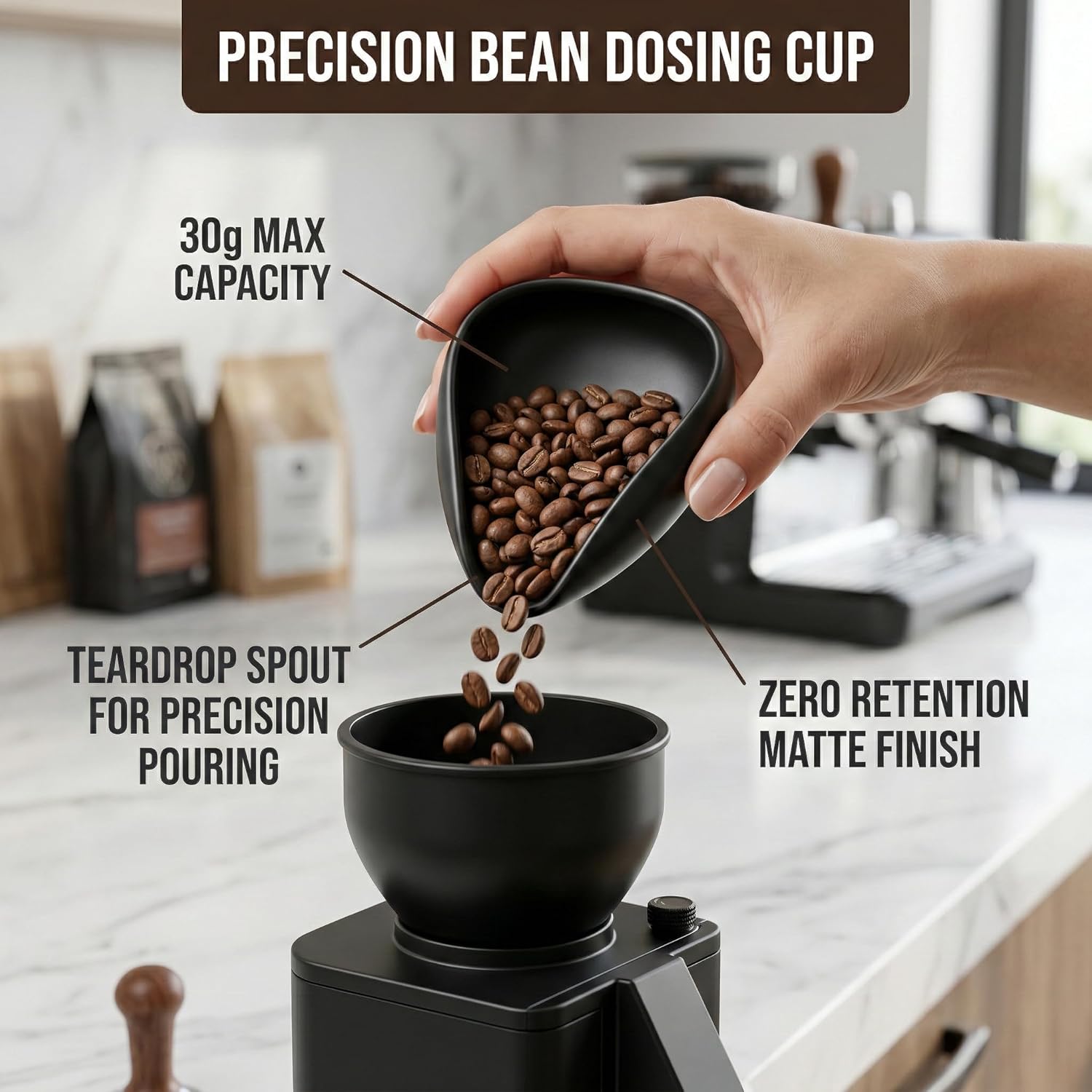 28PCS Espresso Accessories Kit, 51mm Espresso Tamper Tools, Espresso Machine Accessories Set with Wood Station, Distributor, WDT Tool, Puck Screen, Dosing Funnel, Powder Shaker, Latte Pen & Stencils