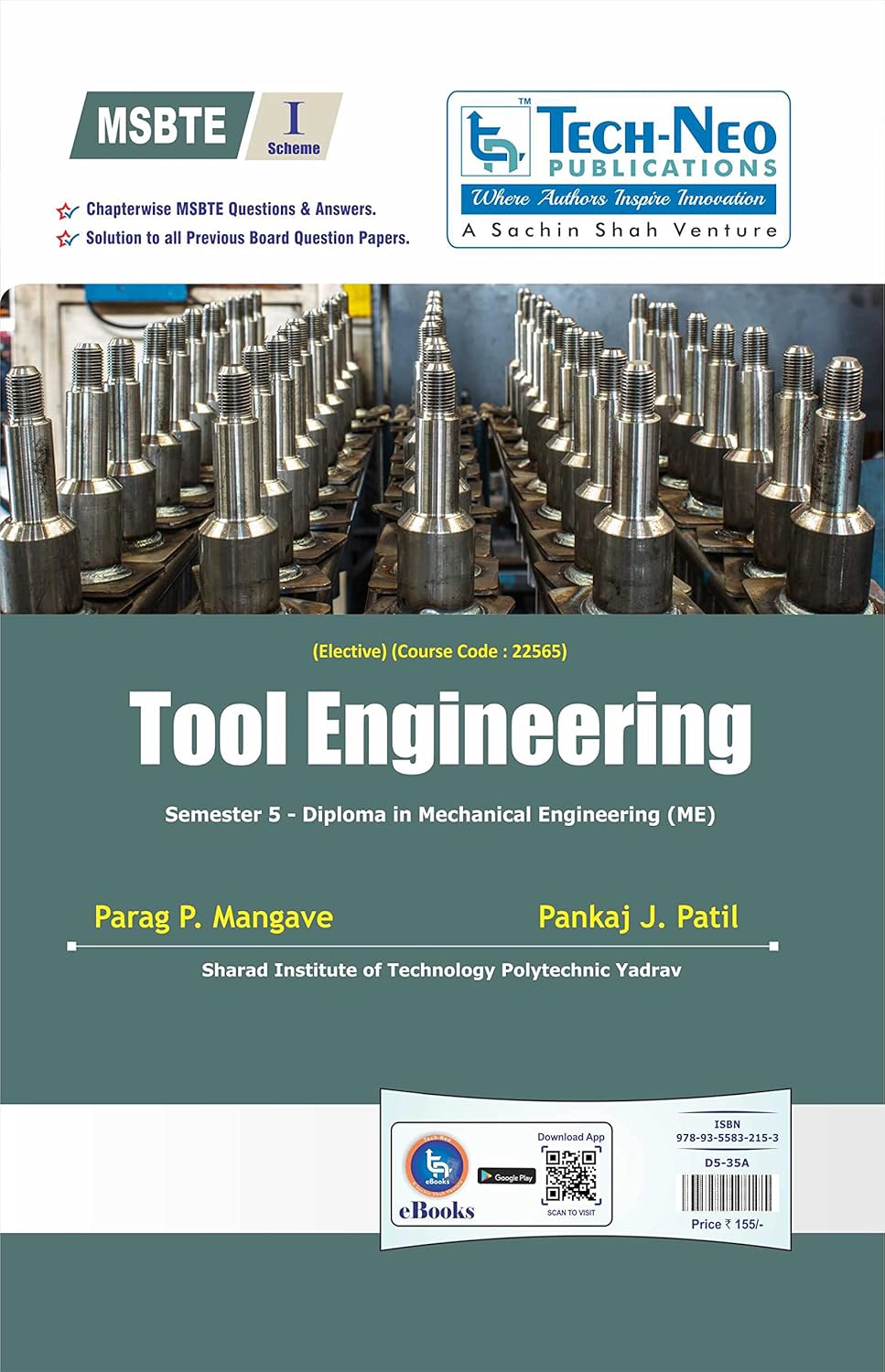 Tool Engineering For MSBTE Sem 5 Mechanical Course Code 22565 Parag